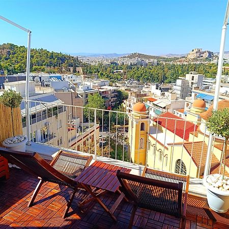 Ferienwohnung Penthouse With Acropolis View Athen Exterior foto