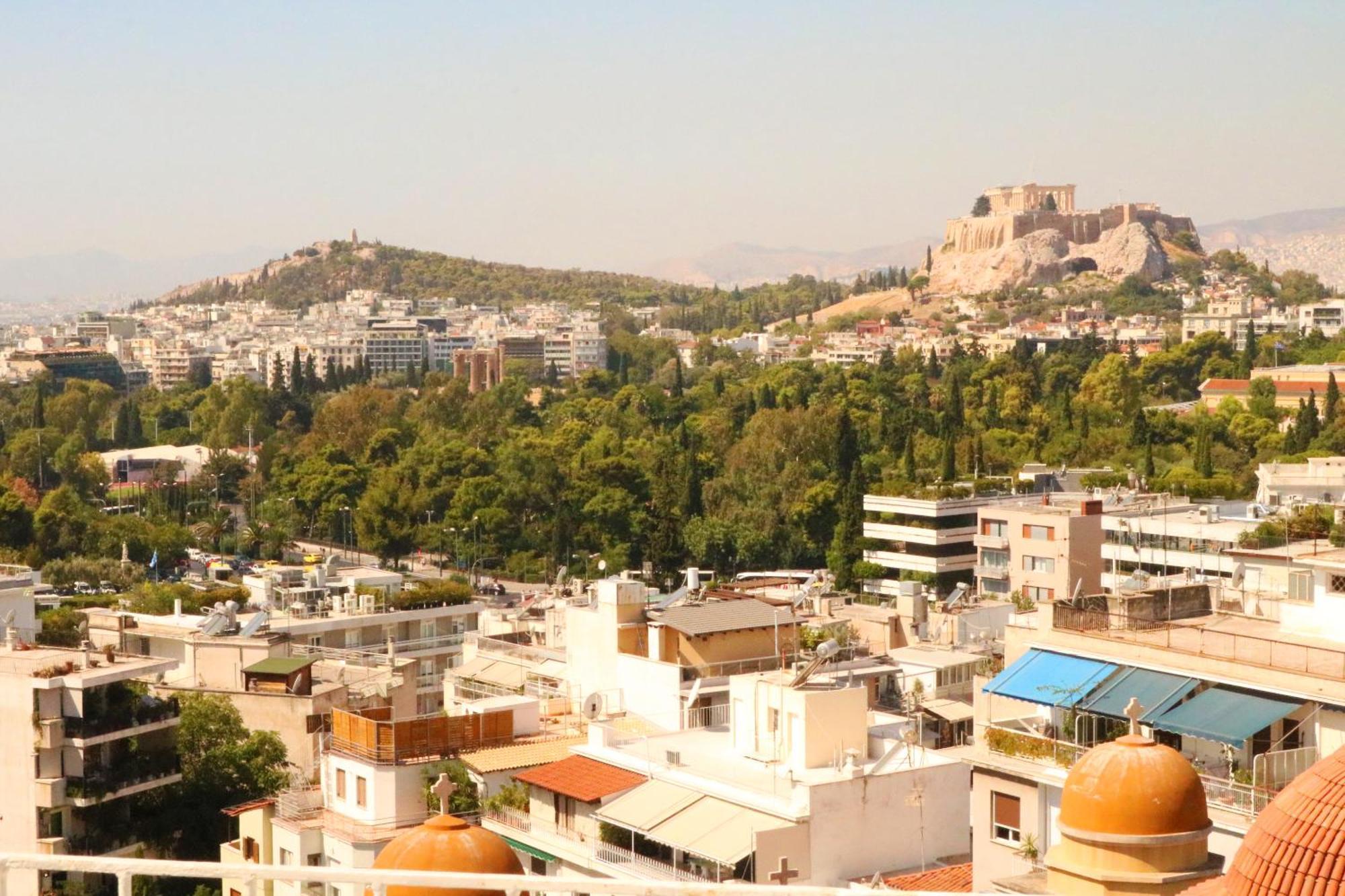 Ferienwohnung Penthouse With Acropolis View Athen Exterior foto